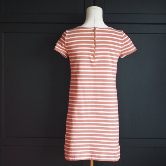 Loft | Striped Knit T-Shift Dress - Picture 5 of 6